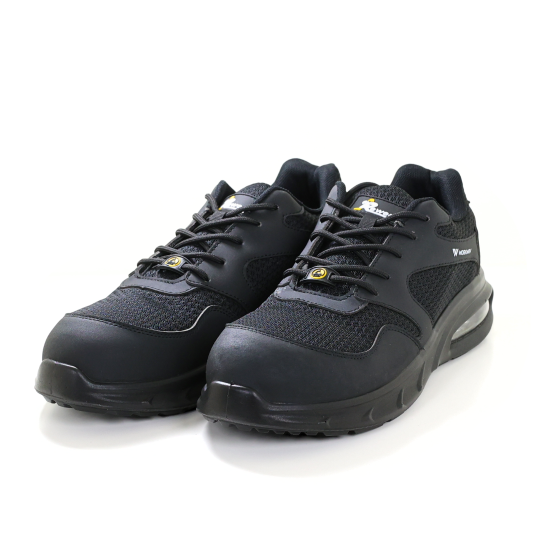 Compton S1P BLACK szellőző félcipő - Rewear