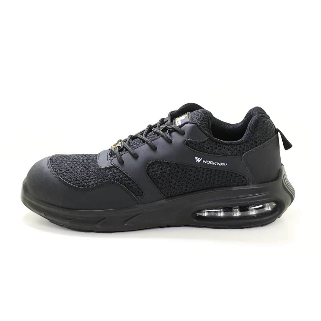 Compton S1P BLACK szellőző félcipő - Rewear