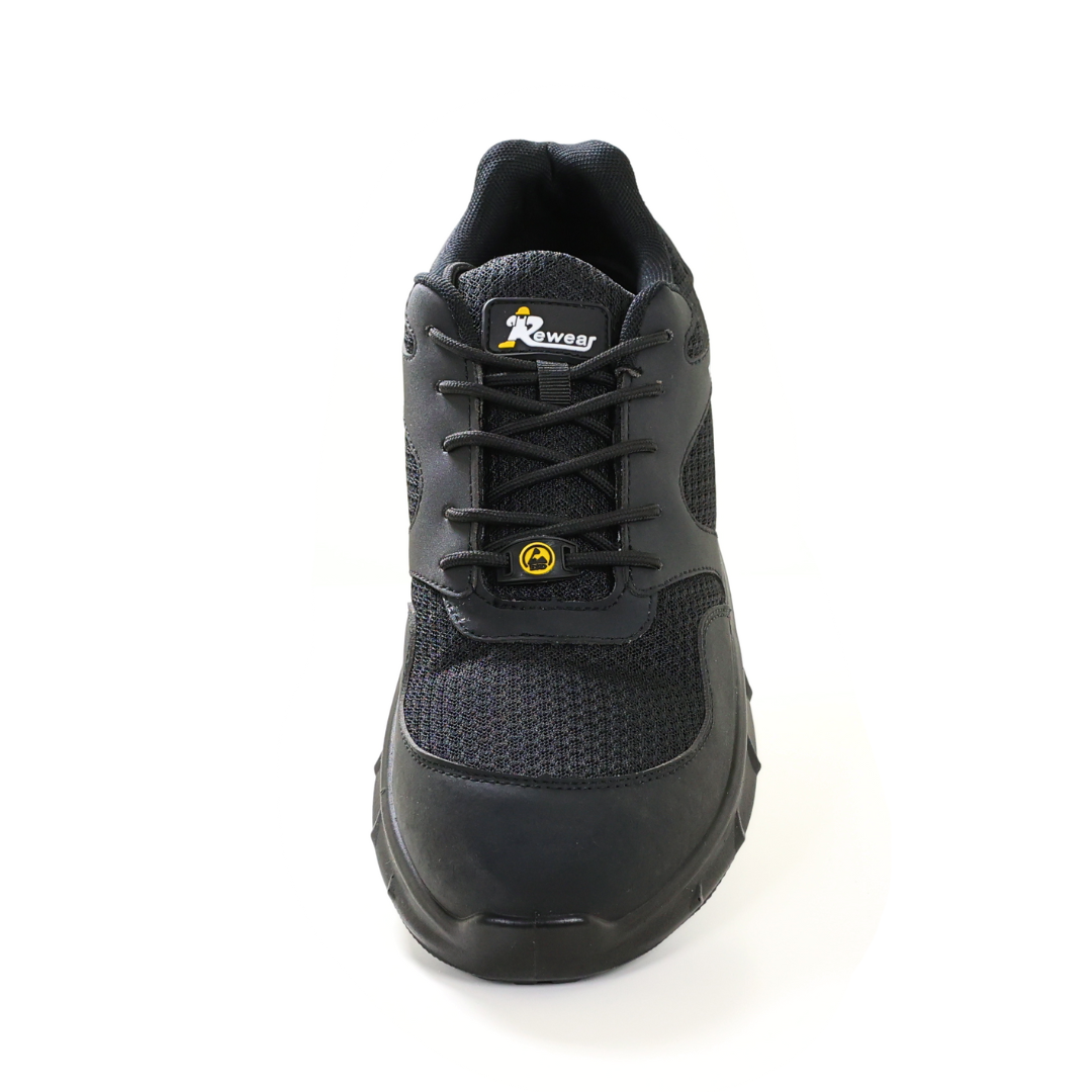 Compton S1P BLACK szellőző félcipő - Rewear