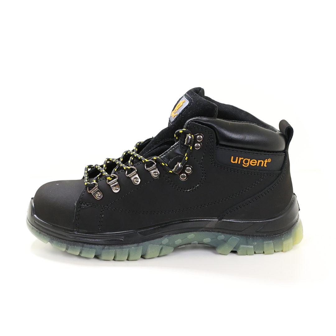 114 Black S1 Munkavédelmi Farmer Bakancs (SRA, TPU) (D317) - Urgent