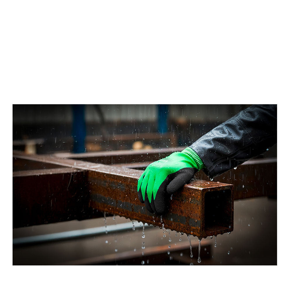 Procera X-Hydros duplán mártott kesztyű - zöld