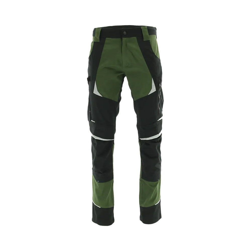 Sara Cottonflex deréknadrág - zöld - fekete