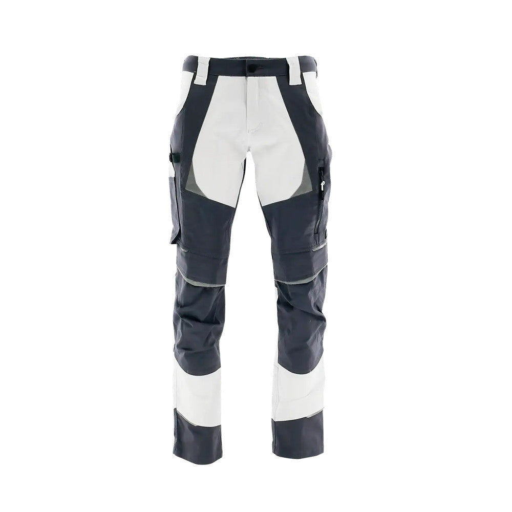 Sara Cottonflex deréknadrág - fehér - szürke