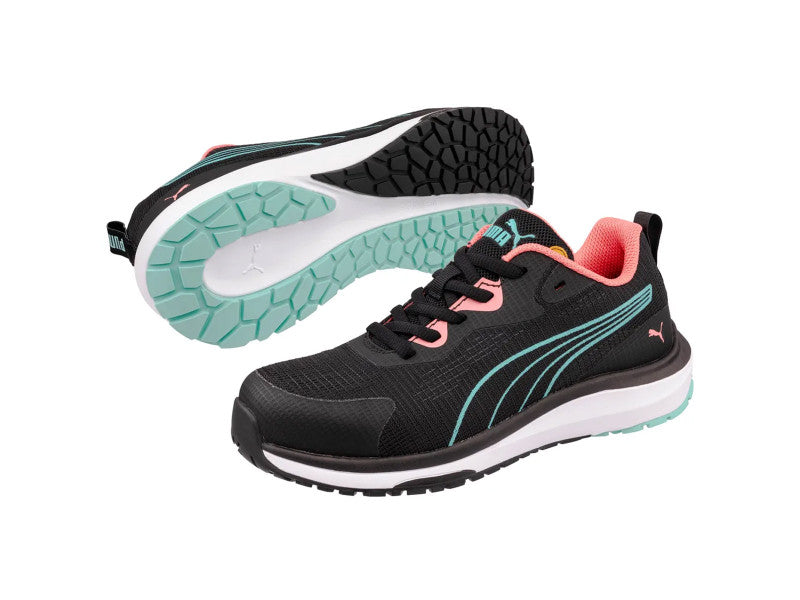 Puma Celerity Knit Blue/Coral Low S1PS ESD HRO SR női munkavédelmi cipő