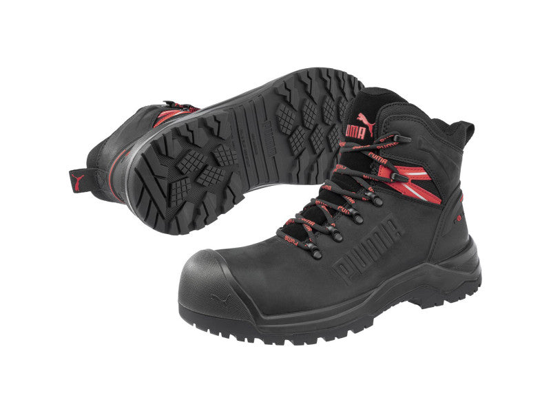 Puma Iron HD Blk Mid S3S FO LG CI SR munkavédelmi bakancs