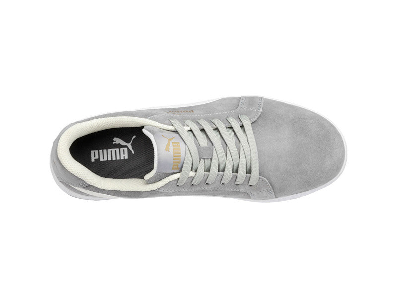 Puma Iconic Suede Grey Low S1PL ESD FO HRO SR munkavédelmi cipő