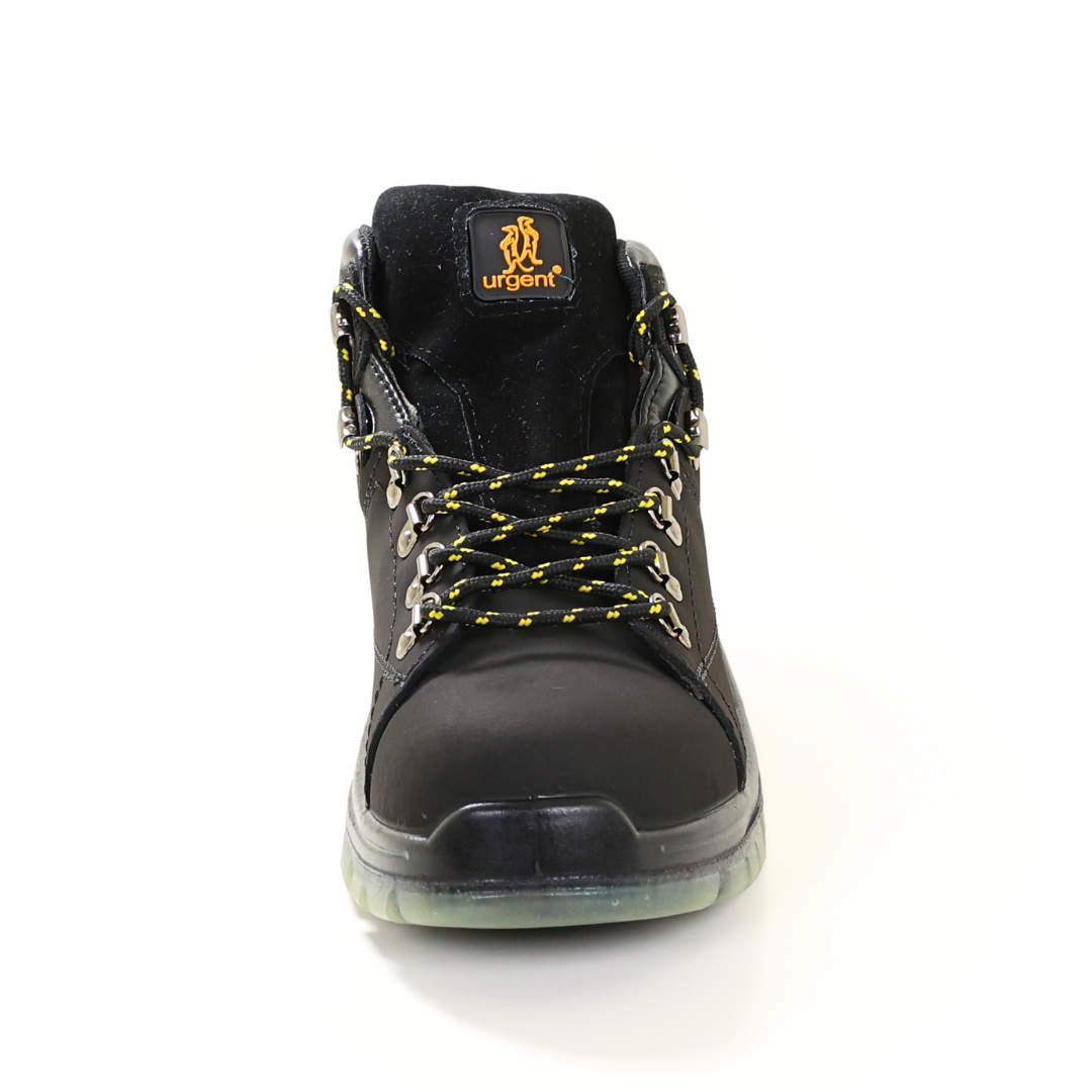 114 Black S1 Munkavédelmi Farmer Bakancs (SRA, TPU) (D317) - Urgent
