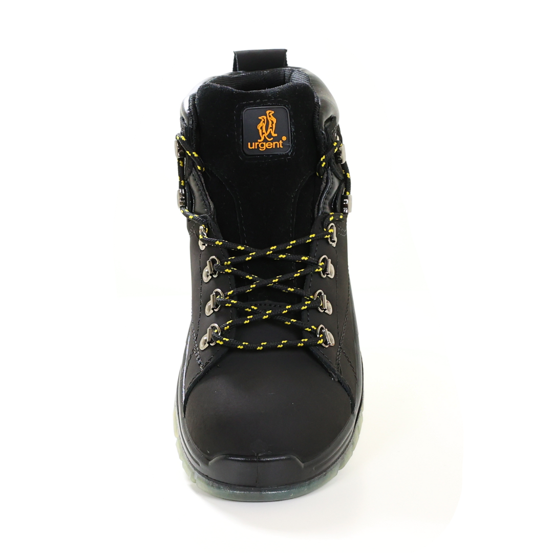 114 Black S1 Munkavédelmi Farmer Bakancs (SRA, TPU) (D317) - Urgent