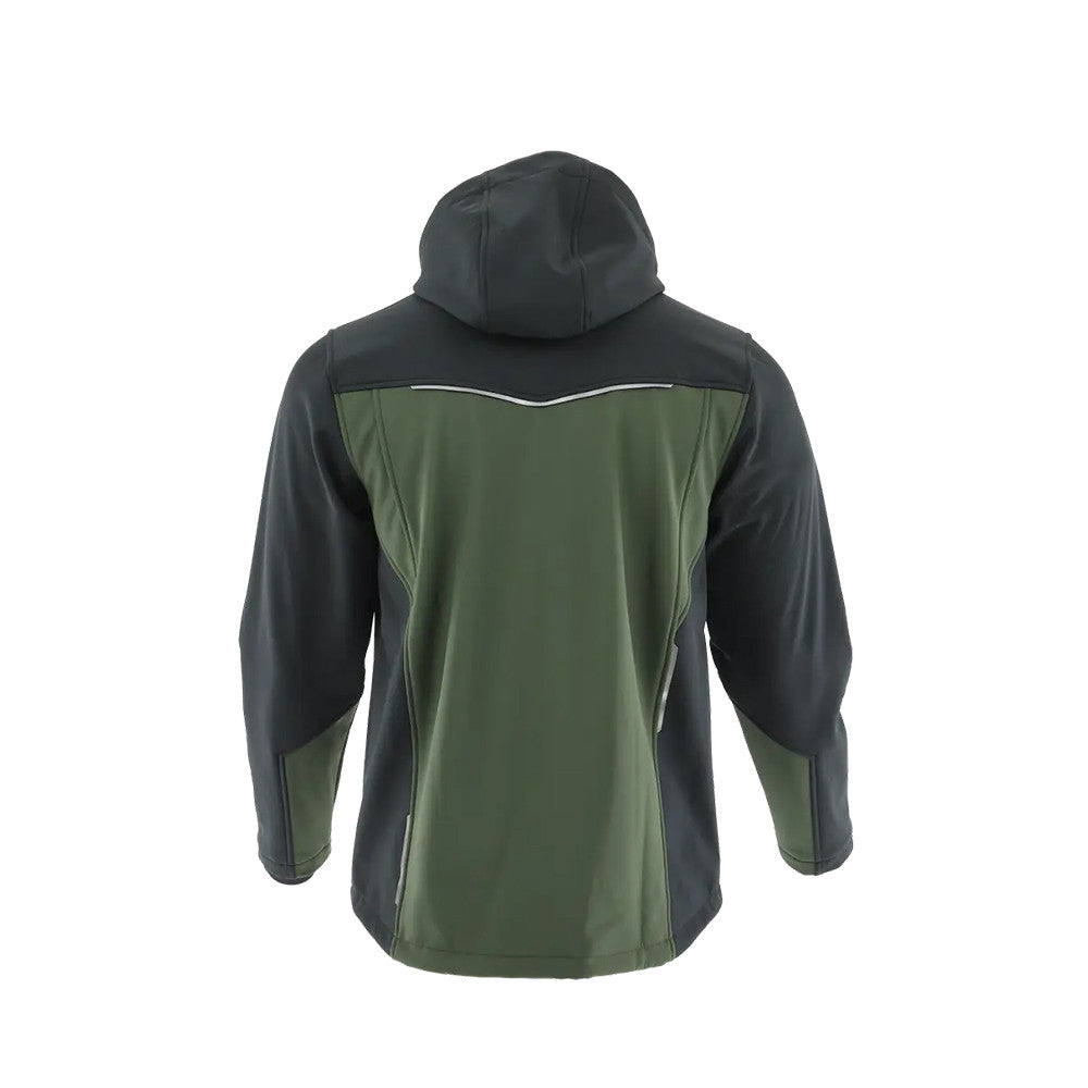 Sara Comfort Plus softshell kabát zöld - fekete