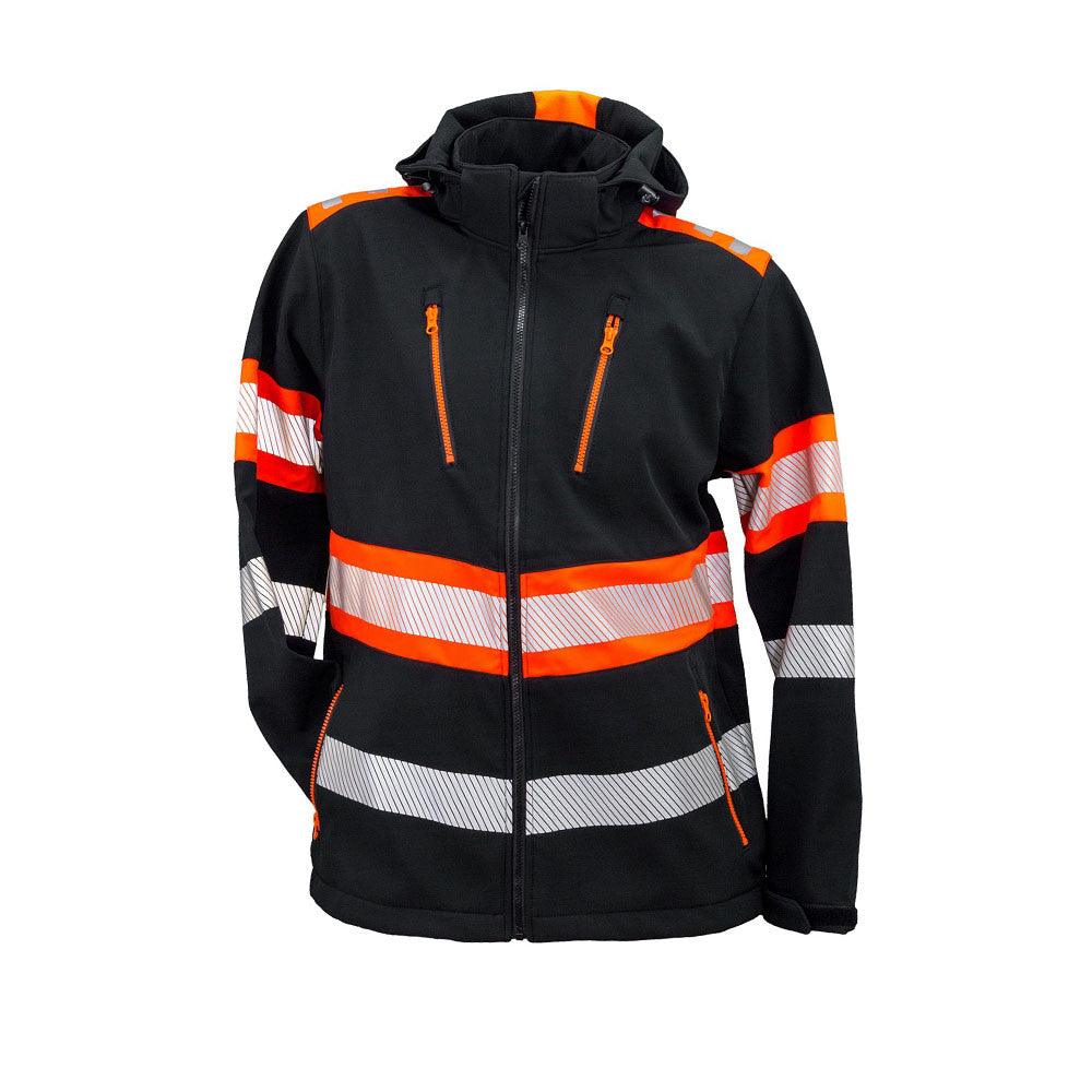 Urgent 931 kapucnis softshell bélelt kabát