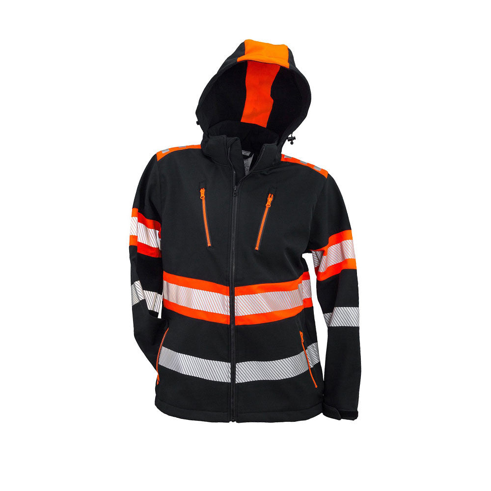 Urgent 931 kapucnis softshell bélelt kabát