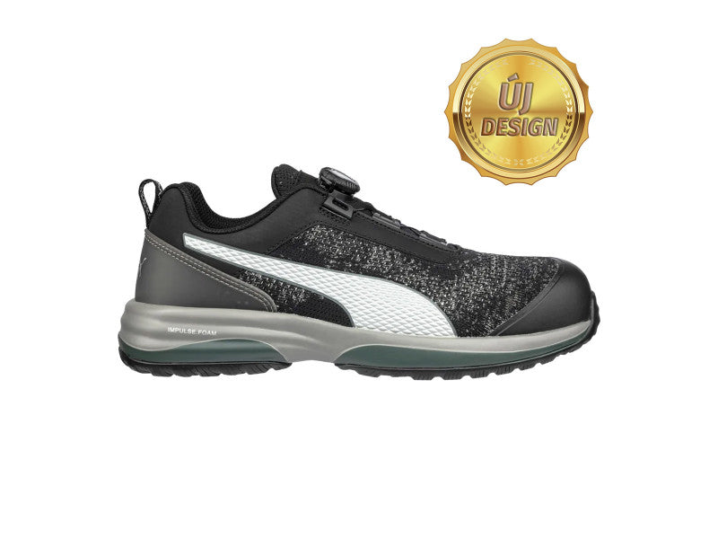 Puma Charge Black Disc Low S1P ESD HRO SRC munkavédelmi cipő