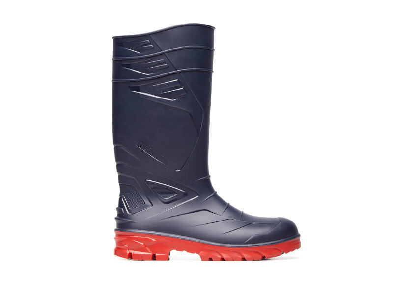 Exena DEVIL blue-red S5 SRC magasszárú csizma