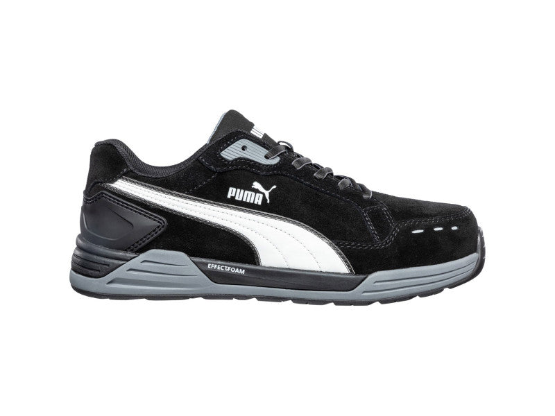 Puma Airtwist Black low S3S ESD FO HRO SR munkavédelmi cipő