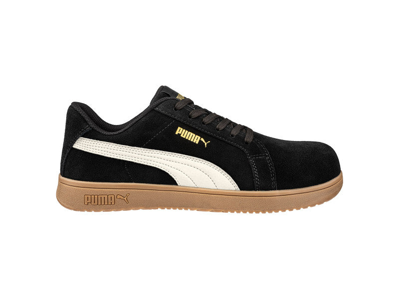 Puma Iconic BLK/Gum Low S1PL ESD FO HRO SR munkavédelmi cipő