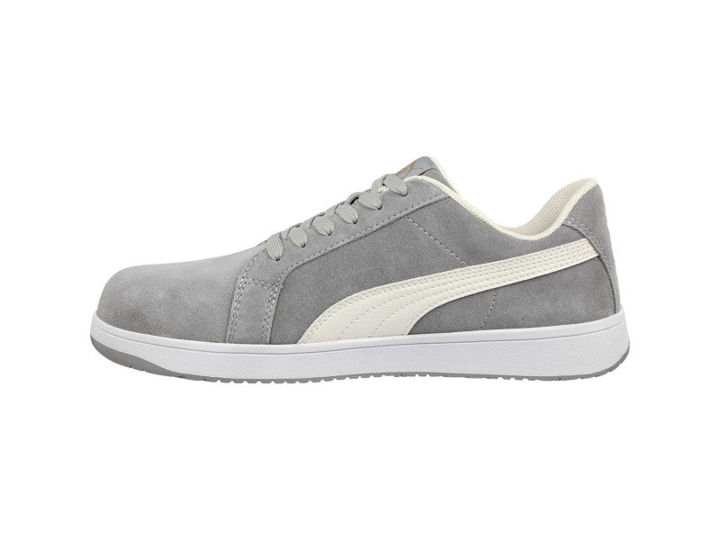 Puma Iconic Suede Grey Low S1PL ESD FO HRO SR munkavédelmi cipő
