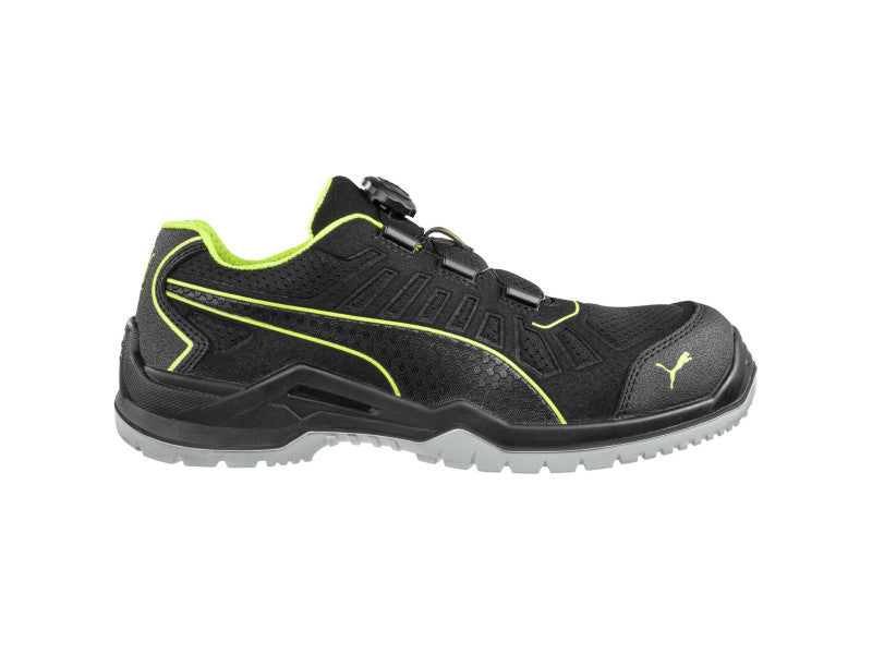Puma Fuse TC Green Disc Low S1P ESD SRC munkavédelmi cipő