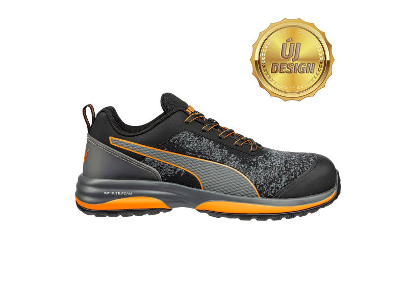 Puma Charge Orange Low S1P ESD HRO SRC munkavédelmi cipő