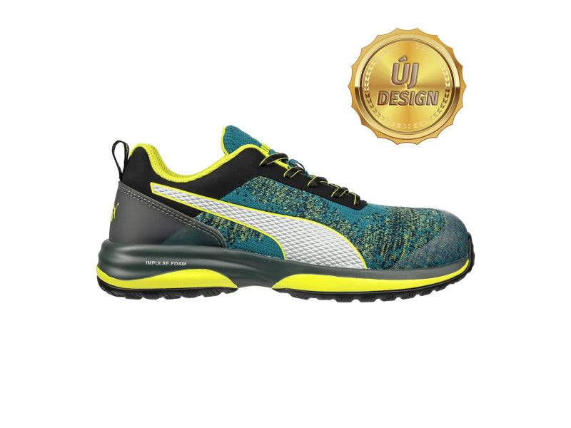 Puma Charge Black Low S1P ESD HRO SRC munkavédelmi cipő