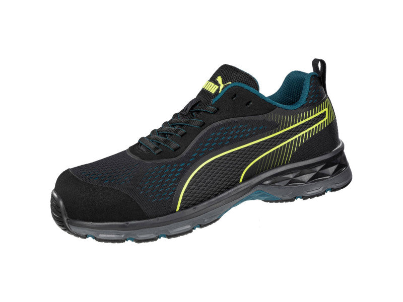 Puma Fuse Knit Black Wns Low S1P ESD HRO SRC női munkavédelmi cipő