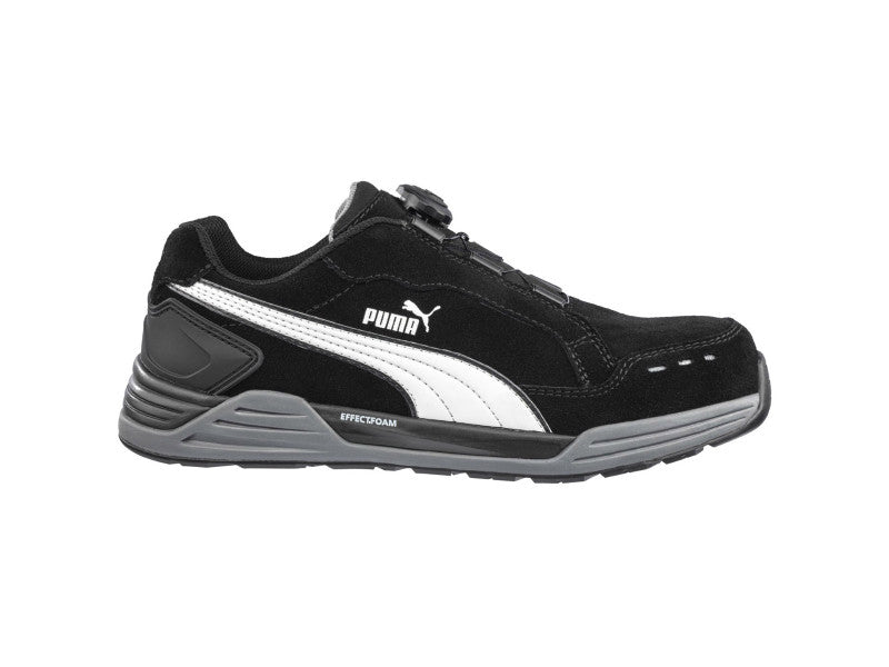 Puma Airtwist Black Disc low S3S ESD FO HRO SR munkavédelmi cipő