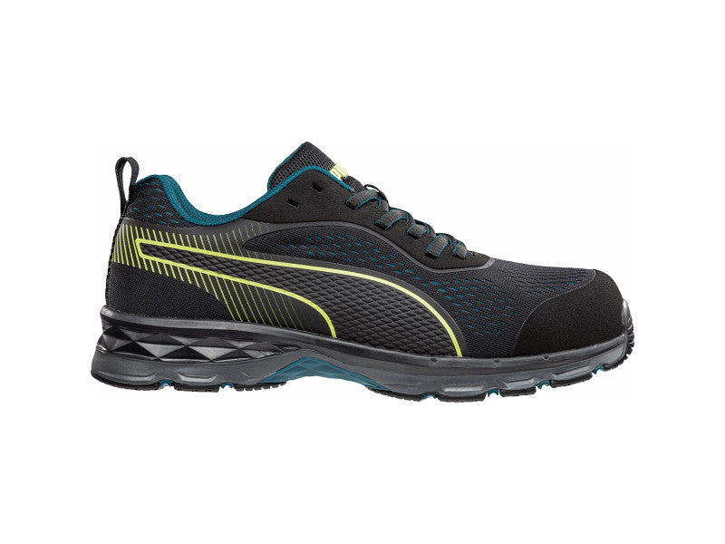 Puma Fuse Knit Black Wns Low S1P ESD HRO SRC női munkavédelmi cipő