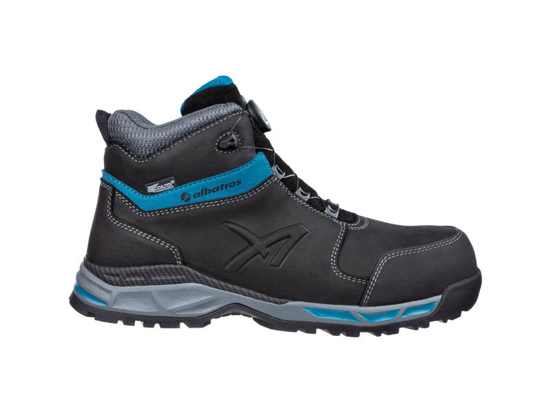 Albatros Tofane Black QL CTX Mid S7S ESD FO HRO SR munkavédelmi bakancs