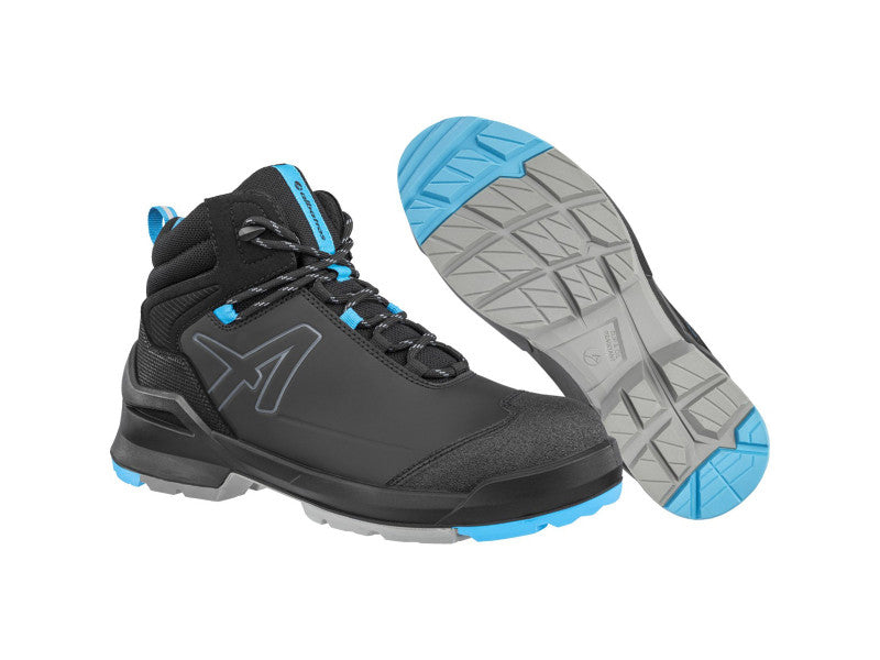 Albatros Taraval Black/Blue Mid S3L ESD FO SR munkavédelmi bakancs