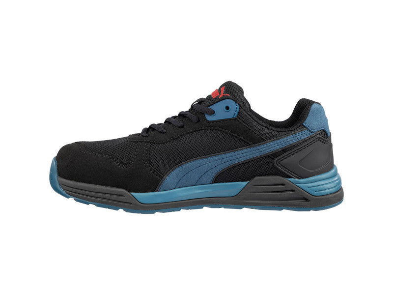 Puma Frontside BLK/Blue low S1PS ESD FO HRO SR munkavédelmi cipő