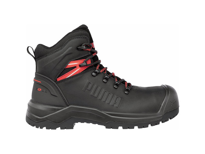 Puma Iron HD Blk Mid S3S FO LG CI SR munkavédelmi bakancs
